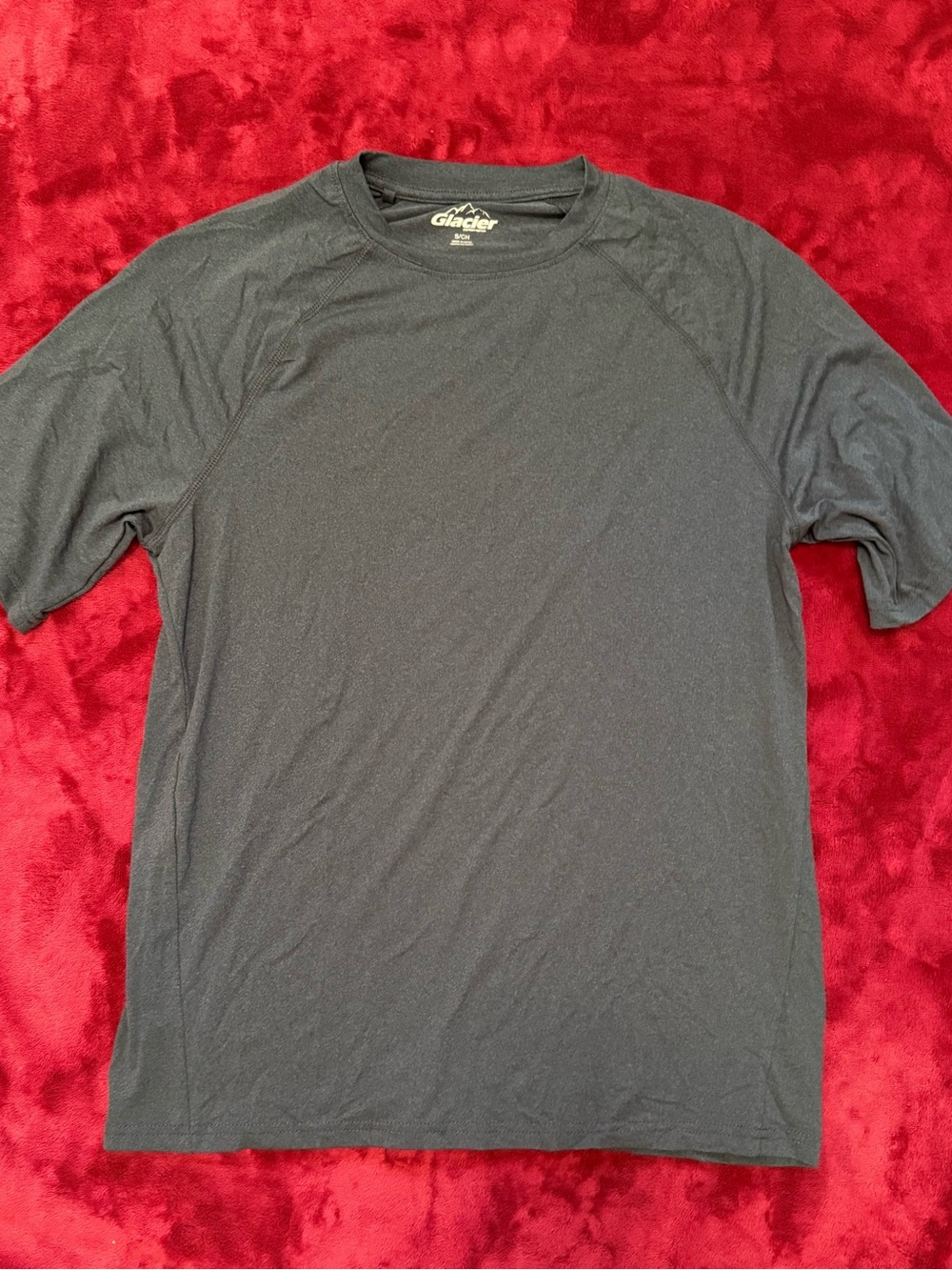 Glacier Men's Charcoal Short-Sleeve Performance Tee